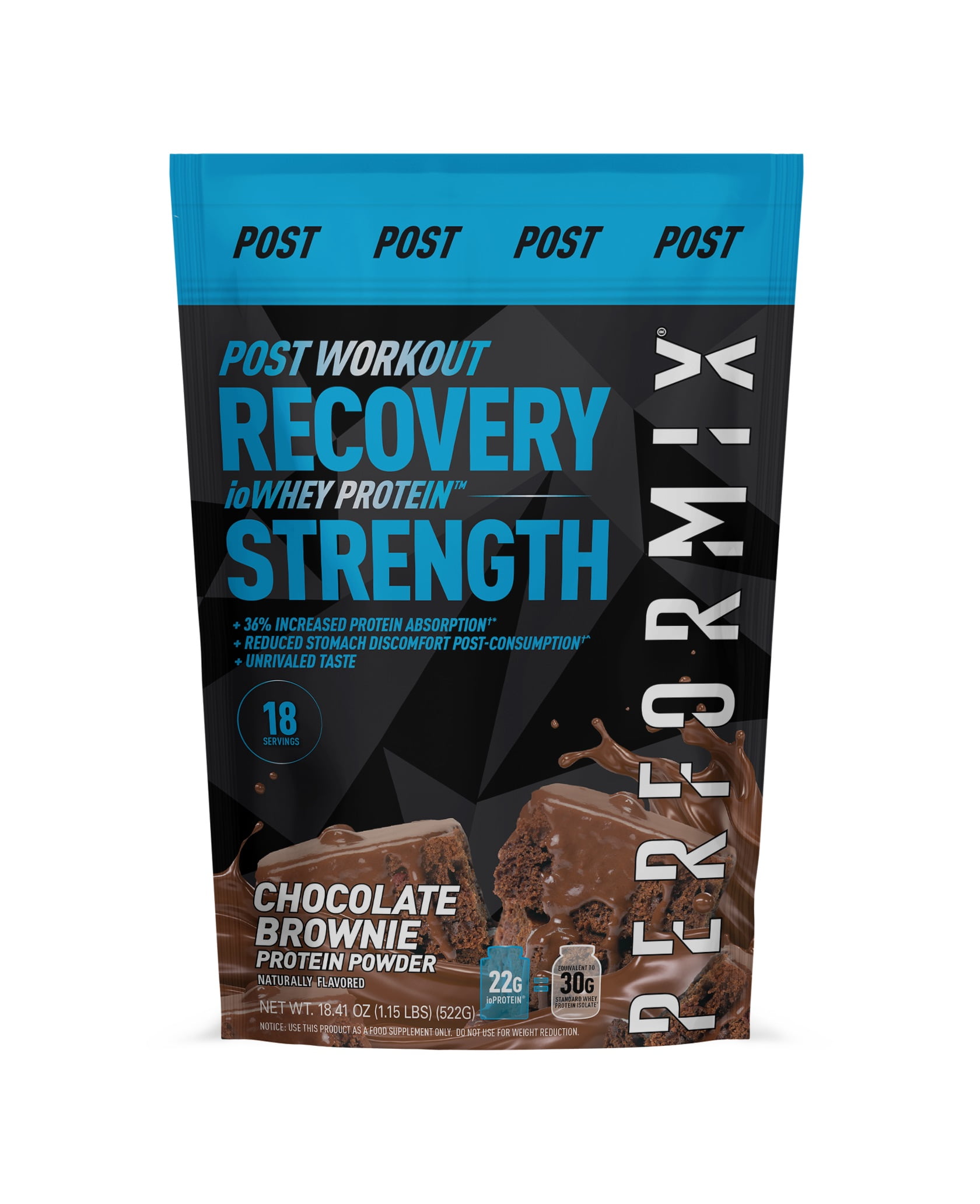 Performix ioWhey Protein, Post Workout Recovery, Chocolate Brownie, 18 Servings, Ingredient Optimized