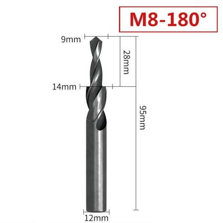 

90/180 Degree HSS Counterbore Spiral Step Drill Bit For Metal DrillingChamfering