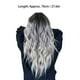 thumbnail image 5 of Pelucas Onduladas, Pelucas De Cabello Ondulado Degradado Gris Negro Suelto Sin Cola Sintética Para Mujeres Para Cosplay, 5 of 7