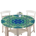 thumbnail image 6 of Water Non-slip Round Table Cover Elastic Edged Table Cloth, 6 of 6