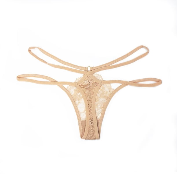 Tanga con tiras finas de encaje, bragas de cintura baja para mujer, ropa interior Sexy, bragas para mujer, ropa interior, lencería cómoda, tangas Tan Jianjun unisex