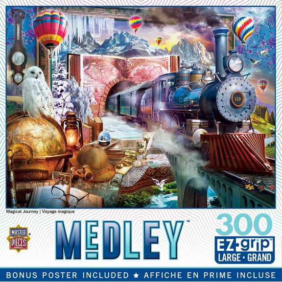 MasterPieces 300 Piece EZ Grip Jigsaw Puzzle - Magical Journey - 18"x24"