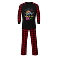 thumbnail image 1 of Kmbangi Christmas Parent-child Nightwear Set, Printed Pattern Tops and Pants, 1 of 7