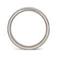 thumbnail image 2 of Titanium Polished 6mm Ridged Edge Band (Size 6) Made In China tb34-6, 2 of 6