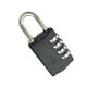 thumbnail image 3 of Cerradura codificada de aleación de Zinc, candado de combinación de seguridad para maletas, archivadores, negro, 3 of 10