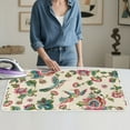 thumbnail image 4 of ZIATUBLES Vintage Hummingbird Flower Print Foldable Ironing Mat for Table Top, Multifunctional Ironing Blanket Portable Ironing Board Alternative for Travel, 31.5" x 19.6", 4 of 7
