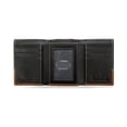 thumbnail image 3 of Cartera Timberland Trifold de piel para hombre, color negro/marrón, 3 of 3