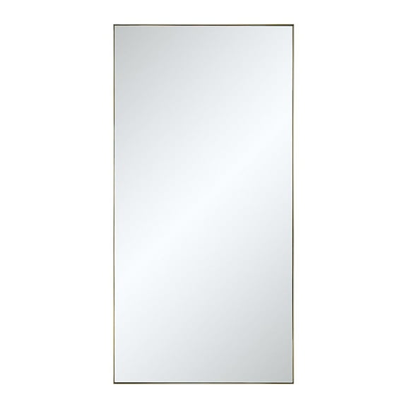 Renwil Orrin 60" H x 30" W Wall Mirror, Yellow