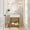 Gold, variant on Modway Gridiron 24" Stainless Steel Bathroom Vanity in White/Silver