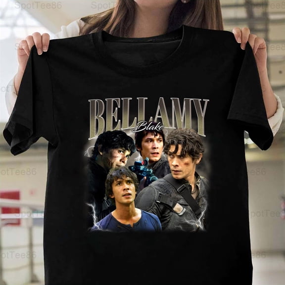 Bellamy Blake The 100 Vintage Retro 90s Style TV Show Fan Graphic Art Unisex T-Shirt Y0052, Up to Size 5XL