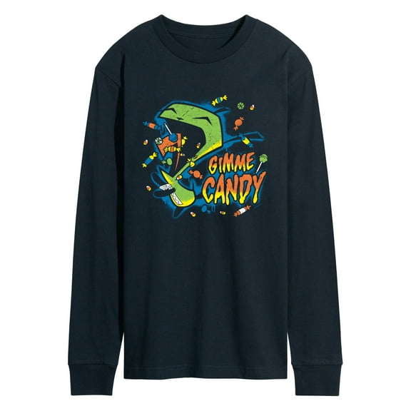 Invader Zim - Gimme Candy Gir - Men's Long Sleeve Graphic T-Shirt
