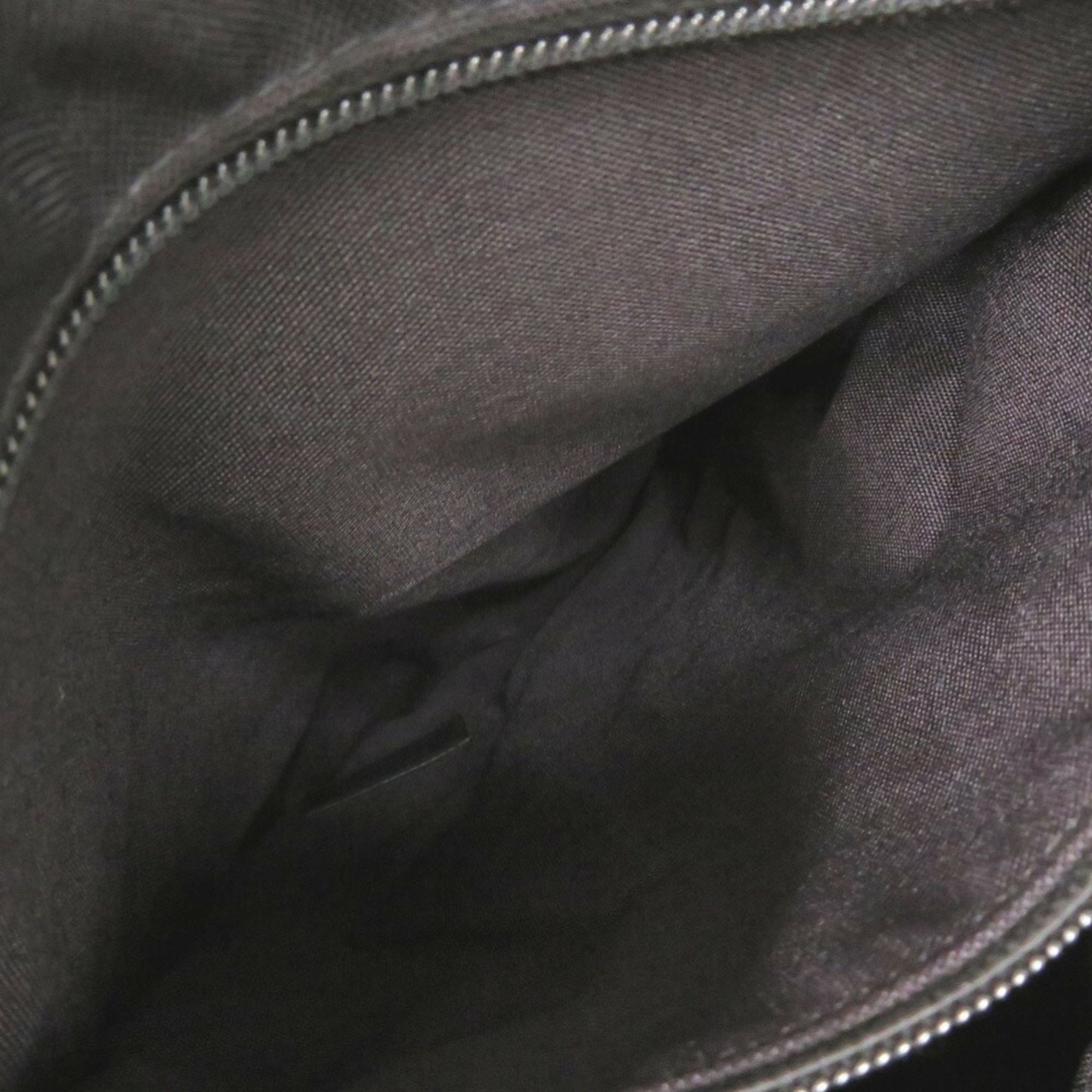 Saint Laurent Canvas Leather Black Backpack Daypack Black 1091 Saint Laurent Canvas Signature Embroidered City Backpack  main image 4
