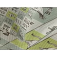 thumbnail image 4 of Ambesonne Egyptian Quilted Bedspread Set 3 Pcs, Hieroglyphs Animals, King Size, Reseda Green, 4 of 5
