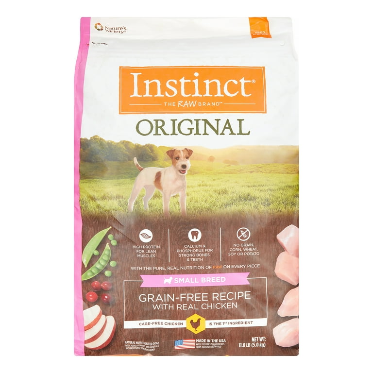 Nature's variety instinct original grain free recipe with real chicken natural dry cat food cheap