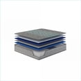 thumbnail image 7 of Mattresses, Restonic Comfort Care 11” Medium Hybrid Mattress with Pocketed Coils, Queen | Foam | Grey+Blue, 7 of 7