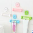 thumbnail image 3 of Naiovety Tubo dispensador de de dientes con ventosa, almacenamiento de de dientes colgante, organizador colgante, exprimidor, Color aleatorio, Juegos de accesorios de baño, 3 of 6