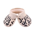 thumbnail image 5 of Fesfesfes Sun Visor for Women Summer UV Sun Protection Wide Brim Visor Empty Top Cap Leopard Print Edge Beach Cap with Bow, 5 of 8