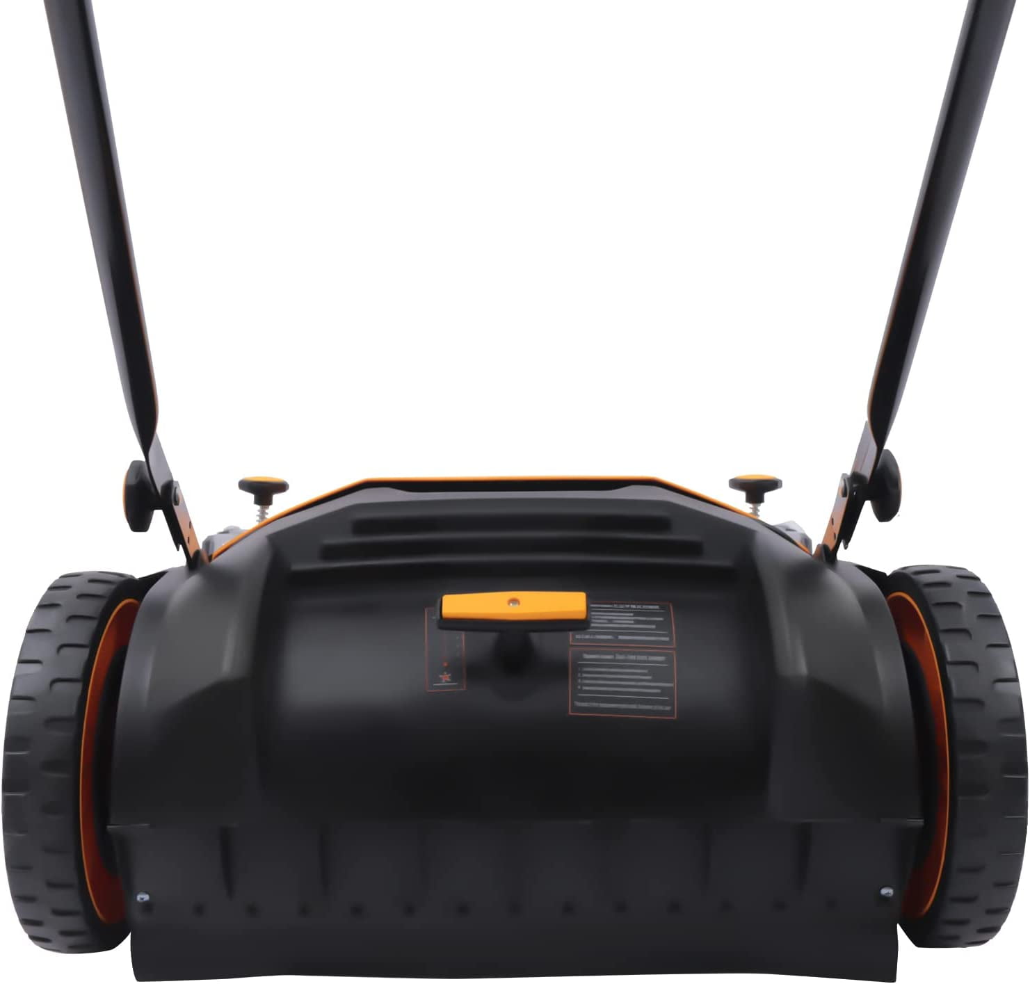41" Hand Push Floor Sweeper Walk-Behind Outdoor W/ 55L Dust Container Capacity