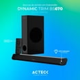 thumbnail image 2 of Barra de Sonido Acteck DYNAMIC TRIM BS670 Subwoofer Alambrico 70w AC-935913 Negro, 2 of 6