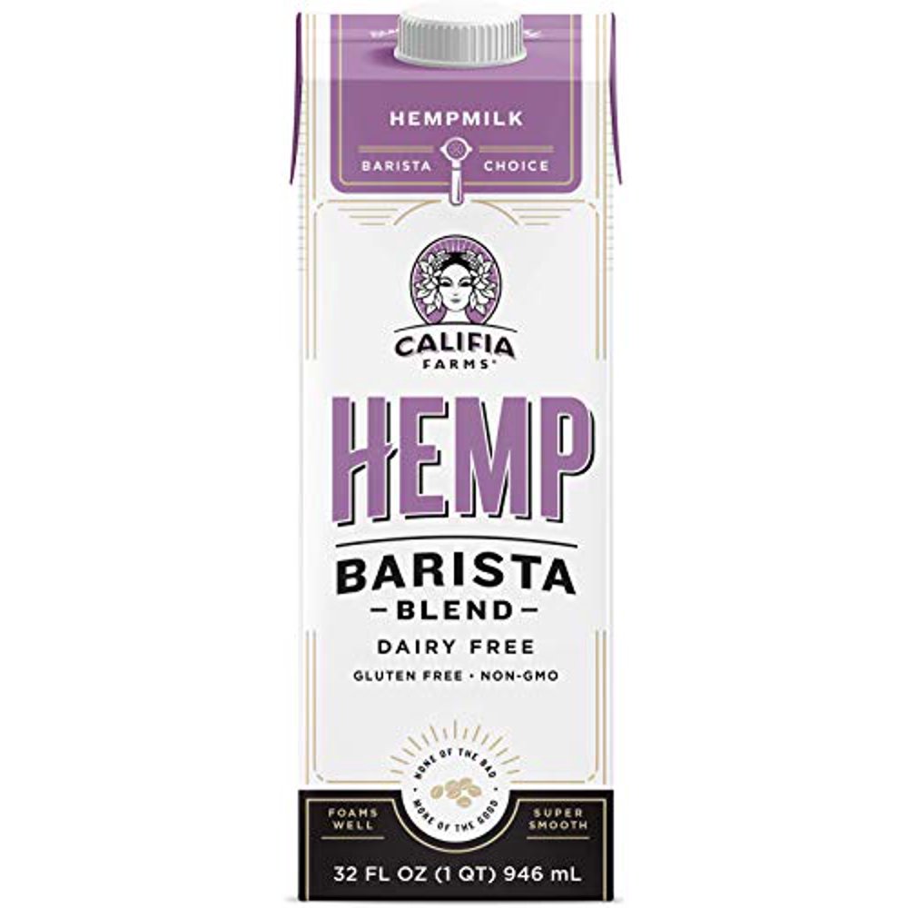 Califia Farms Hemp Milk, Barista Blend, 32 Oz (Pack Of 6) Shelf