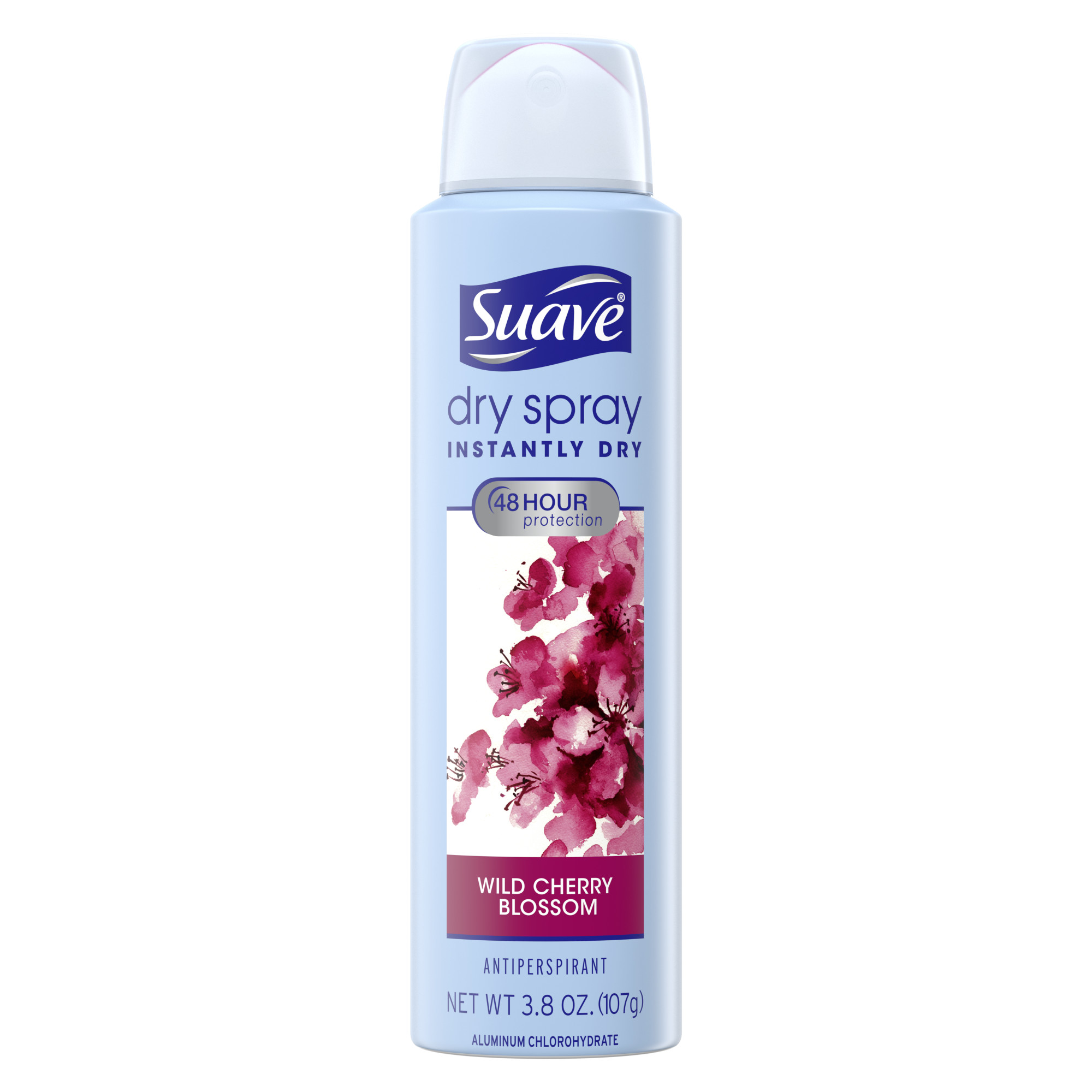 Suave Dry Spray Wild Cherry Blossom Antiperspirant Deodorant 3.8 Oz - image 3 of 9