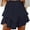 Navy, variant on Ruffle Skorts for Woman Boho Tiered Flowy Short Skirt High Waist Mini Skirts Casual Summer Beach Outfits, Limited Time Clearance