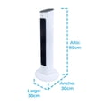 thumbnail image 3 of Ventilador de Torre 29” con Control Remoto, VT29CR, Blanco, IUSA, 3 of 6