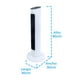 thumbnail image 3 of Ventilador de Torre 29” con Control Remoto, VT29CR, Blanco, IUSA, 3 of 6