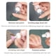 thumbnail image 5 of Mini pulidora de uñas eléctrica, pequeña herramienta para quitar uñas, máquina exfoliante portátil, pulidora de uñas, 5 of 5