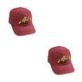 thumbnail image 3 of relayinert Sun Protection Baseball Cap For Kids – Stay Protected And Stylish Under Sun Breathable Polyester Kids Baseball Cap wine red 2Set, 3 of 6