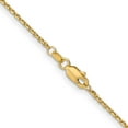 thumbnail image 5 of Primal Gold 14 Karat Yellow Gold 1.40mm Diamond-Cut Cable Chain, 5 of 8