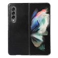 thumbnail image 1 of For Samsung Galaxy Z Fold3 5G Genuine Leather Double Color Crazy Horse Phone Case, 1 of 4