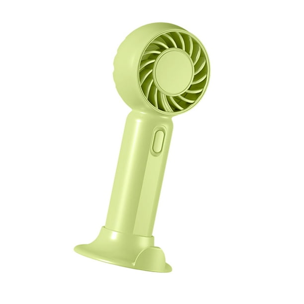 Ventilador de mano Macarena Ventilador portátil Ligero Compacto con Soporte para teléfono Verde
