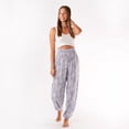 thumbnail image 2 of Lotus and Luna Harem Pants Thai Pants for Women Perfect for Beach & Lounge, Cape May Harem Pants S/M, 2 of 8