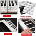 thumbnail image 3 of Removable piano keyboard stickers, black and white key note stickers, 49/61/54/88 key stic, 3 of 5
