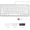 White/Silver, variant on Macally Small USB Wired Keyboard for Mac and Windows - 78 Scissor Keys, 13 Shortcut Compatible Apple Keyboard - Mini Compact USB Computer Keyboard That Saves Space and Looks Great - Space Grey