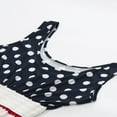 thumbnail image 4 of Mom Child Family Independence Day Stripes Patchwork Boho Maxi Dress, 4 of 6