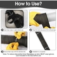 thumbnail image 5 of QenASHaing Exhaust Heat Wrap Roll, 1" x 16' Fiberglass Heat Shield Tape, Black Header Wrap with 4 pcs Stainless Ties for Motorcycle Car Truck Exhaust Pipes, 5 of 7