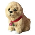 thumbnail image 3 of Modelo de Perro de Simulación, Juguete para Mascotas Presente, Regalos de San Valentín para Niños, Modelo de Mascotas, Adorno para Dormitorio, Sofá, R Marrón claro, 3 of 10
