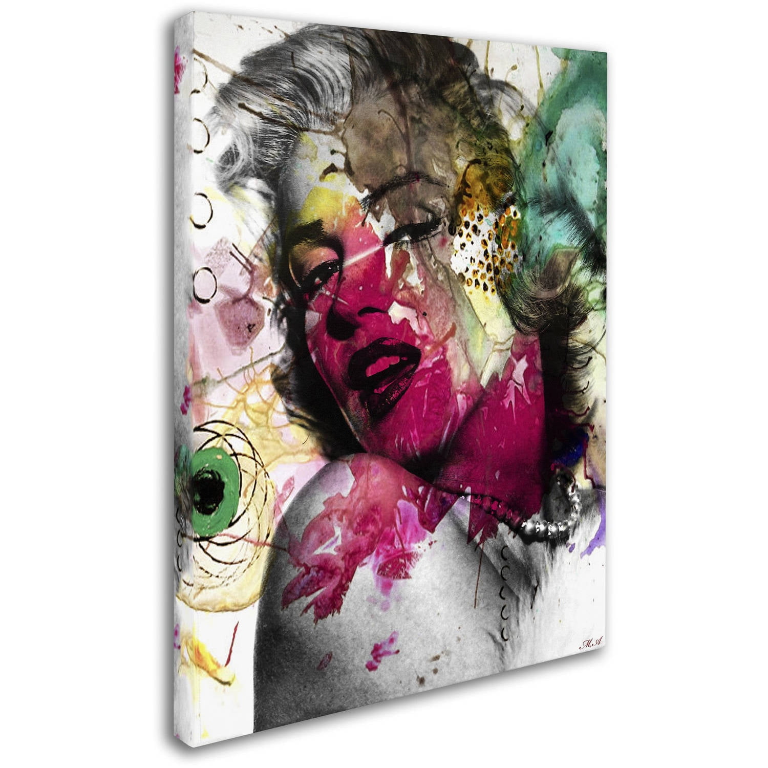 Mark Ashkenazi 'Marilyn Monroe II' Canvas Art