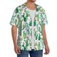 thumbnail image 2 of Fotbe Cactus Plants1 Camisa Estampada de Manga Corta para Hombre, Casual de Verano, Estilo Playero, Sin Arrugas-4X-Large, 2 of 5