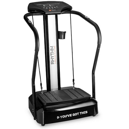 Lifepro Vibration Plate Exercise Machine with Handles, Vibrating Plate Exercise Machine, Vibration Platform Machines, Vibration Plate Lymphatic Drainage, Handles Help with Balance (B07TCCYXSS)