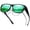 A01 Black/Green Lens, variant on Men's Tactical Green Sunglasses UV400 for Hunting Shooting Airsoft Paintball Outdoor Ops