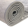 thumbnail image 6 of Unique Loom Matrix Trellis Collection Area Rug - Tile (7' Square Grey/Ivory), 6 of 9