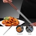 thumbnail image 5 of Fried Chopsticks Wood Metal Kitchen Utentsils Utensils Food Stainless Steel Cooking, 5 of 6