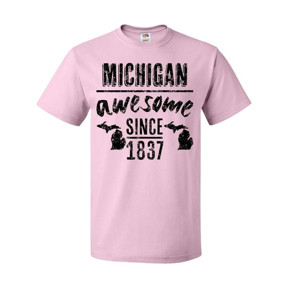 Inktastic Michigan Awesome Since 1837 T-Shirt