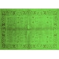 thumbnail image 1 of Ahgly Company Indoor Rectangle Oriental Green Traditional Area Rugs, 5' x 7', 1 of 4