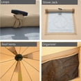 thumbnail image 5 of WHITEDUCK Regatta Canvas Bell Tent - w/StoveJack, Waterproof, 4 Season Luxury Camping and Glamping Yurt Tent Outdoor (16.5' (5M), Water Repellent, Sandstone Beige), 5 of 7