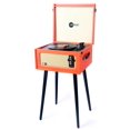thumbnail image 1 of Arkrocket 3-Speed Bluetooth Record Player Retro Turntable with Built-in Speakers and Removable Legs (Orange), 1 of 15