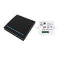 thumbnail image 1 of Interruptor Inalámbrico Inteligente Tuya Wifi RF433Mhz, 1 Unidad, Control Remoto, Iluminación de Pared, Interruptores para Lámpara LED, Color Negro., 1 of 7
